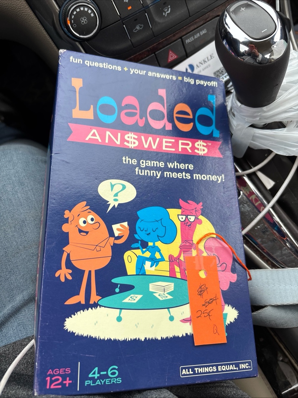 Loaded Answers Party Game - Navy Blue Edition by All Things Equal